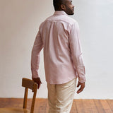 carpasus sustainable organic cotton shirt bernina stripes rust. Nachhaltiges Carpasus Hemd Bernina Streifen Rust aus Bio Baumwolle