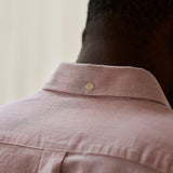 carpasus sustainable organic cotton shirt bernina stripes rust. Nachhaltiges Carpasus Hemd Bernina Streifen Rust aus Bio Baumwolle