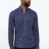 carpasus sustainable organic cotton flanell shirt populus navy. Nachhaltiges Carpasus Flanell Hemd Populus Navy aus Bio Baumwolle