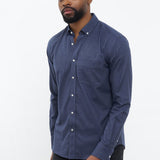 carpasus sustainable organic cotton flanell shirt populus navy. Nachhaltiges Carpasus Flanell Hemd Populus Navy aus Bio Baumwolle