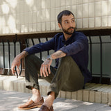 Trousers Linen Ilha Moss