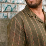 Linen Shirt Short Milano Khaki