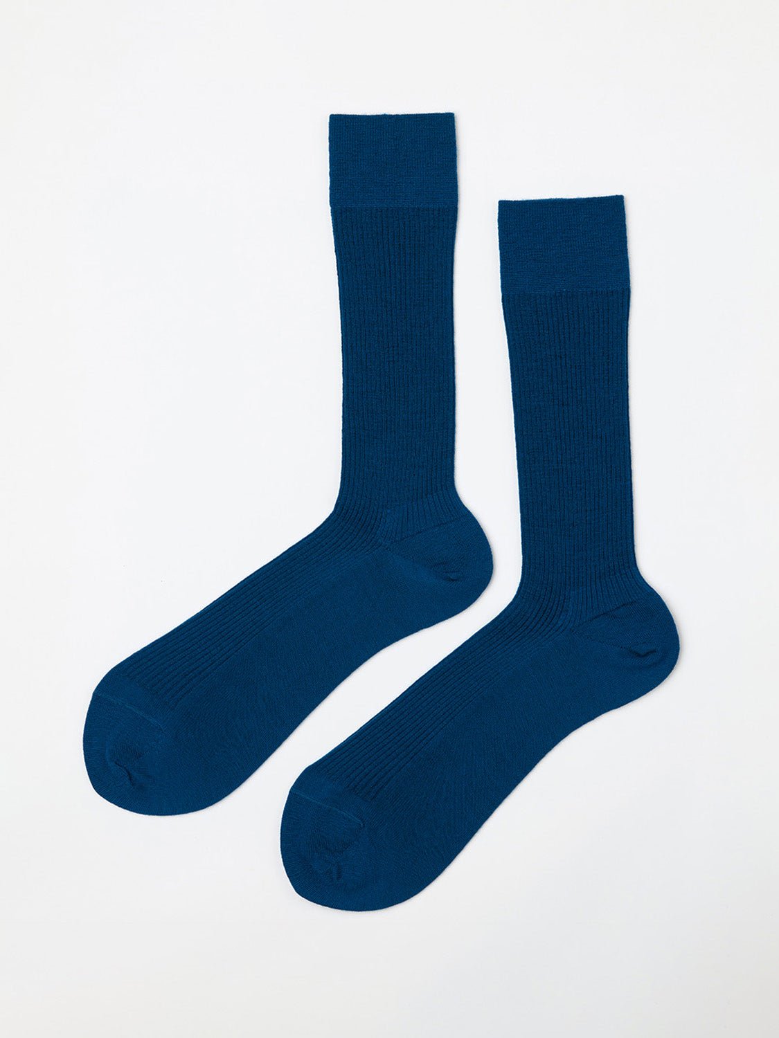 Socken Merinowolle Blau
