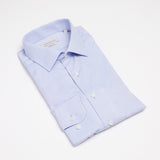 carpasus sustainable organic cotton dress shirt blue sky. Nachhaltiges Carpasus Businesshemd aus Bio Baumwolle in Blau Sky