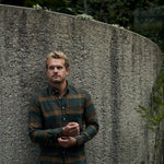 carpasus sustainable organic cotton flanell shirt ursido moss. Nachhaltiges Carpasus Flanell Hemd Ursido aus Bio Baumwolle in Moosgrün