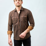 carpasus sustainable organic cotton flanell shirt quercus tricolor foro. Nachhaltiges Carpasus Flanell Hemd Quercus Tricolor Foro aus Bio Baumwolle