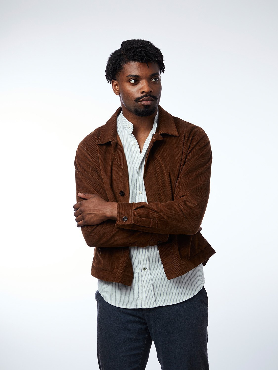carpasus sustainable organic cotton and linen shirt scurido white/blue. Nachhaltiges Carpasus Hemd Scurido aus Bio Baumwolle und Leinen in Weiss/Blau