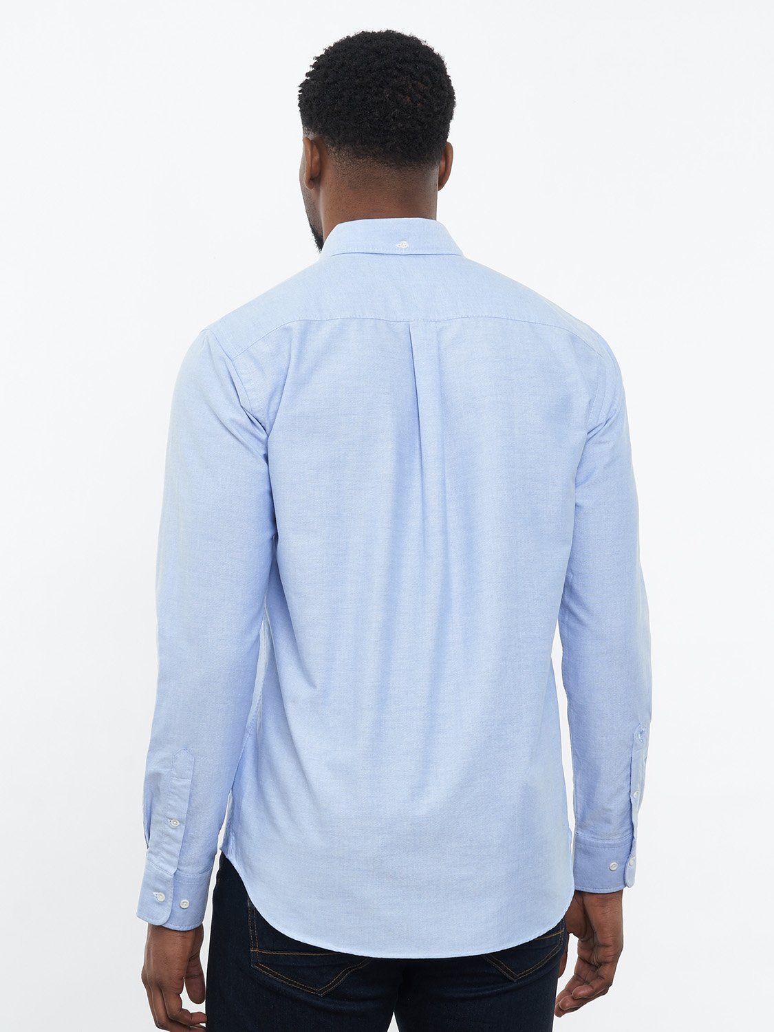 carpasus sustainable organic cotton oxford shirt blue. Nachhaltiges Carpasus Oxford Hemd aus Bio Baumwolle in Blau