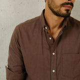 Flannel Shirt Populus Brown