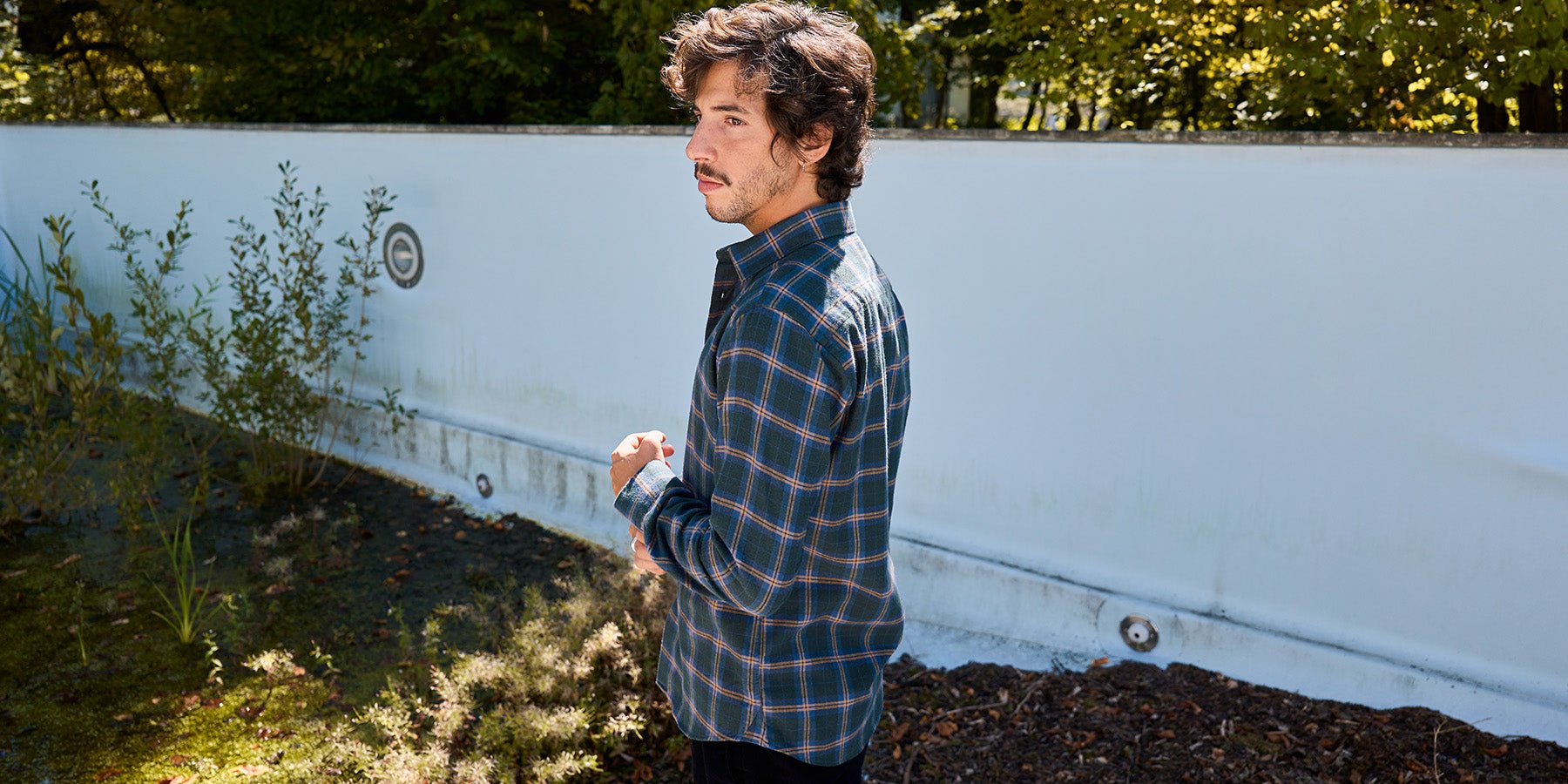 Winter bestseller: flannel shirt castanio check moss
