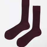 Socken Merinowolle Bordeaux