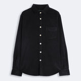 Cord Shirt Via Black