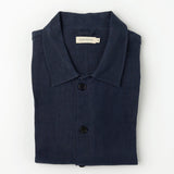 carpasus sustainable organic linen overshirt montagnola uni navy. Nachhaltiges Carpasus Overshirt Montagnola Uni Navy aus Bio Leinen 