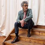 carpasus sustainable organic linen overshirt montagnola uni olive. Nachhaltiges Carpasus Overshirt Montagnola Uni Olive aus Bio Leinen 