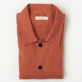 Overshirt Linen Montagnola Terracotta