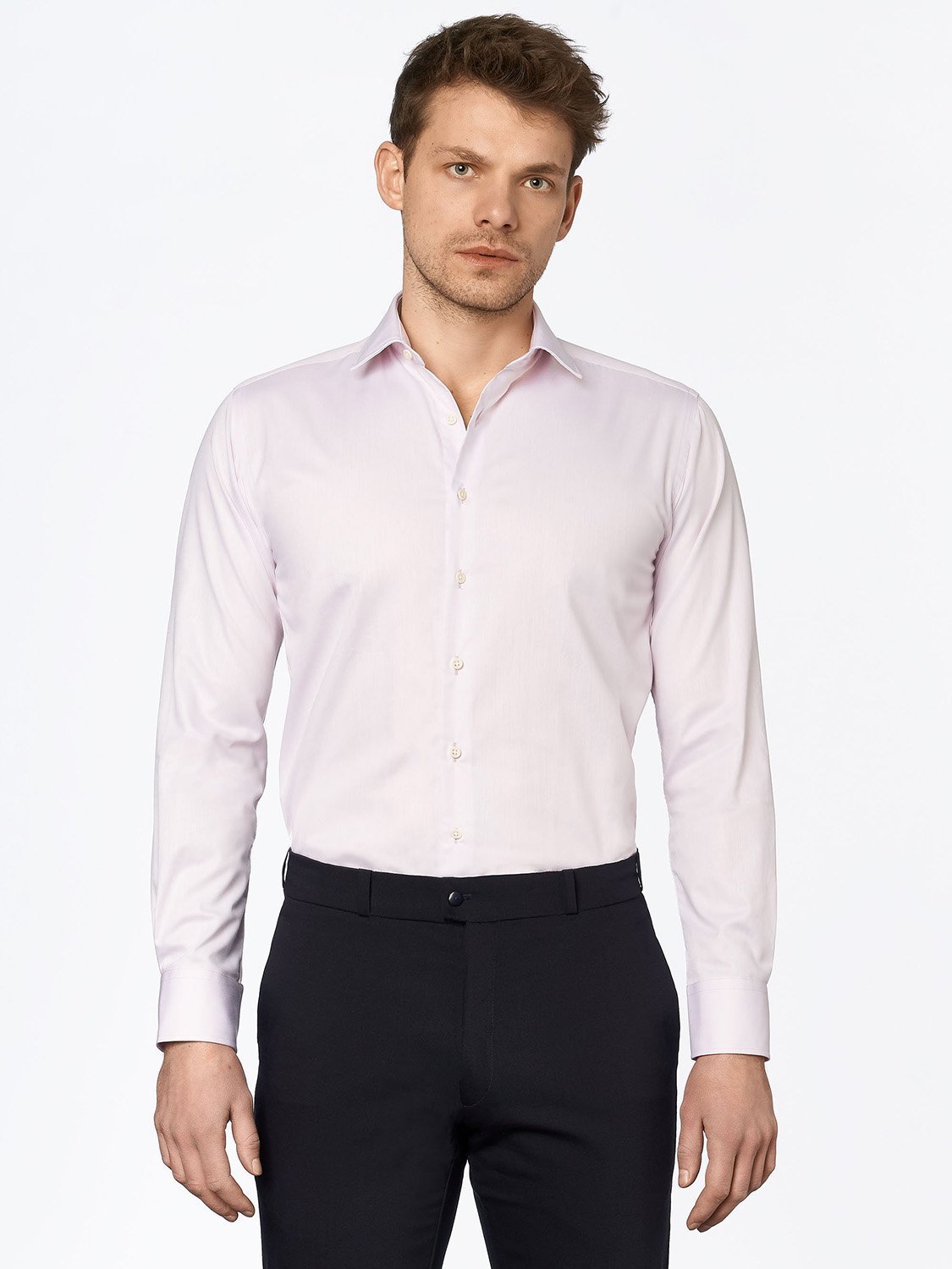 carpasus sustainable organic cotton dress shirt rosé. Nachhaltiges Carpasus Businesshemd aus Bio Baumwolle in Rosé