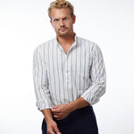 carpasus sustainable organic cotton shirt marzili tricolor blue white red. Nachhaltiges Carpasus Hemd Marzili Tricolor Blau Weiss Rot aus Bio Baumwolle 