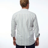 carpasus sustainable organic cotton shirt marzili tricolor blue white red. Nachhaltiges Carpasus Hemd Marzili Tricolor Blau Weiss Rot aus Bio Baumwolle 
