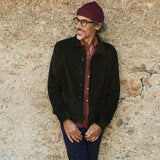 carpasus sustainable organic cotton corduroy overshirt olive. Nachhaltiges Carpasus Overshirt Cord aus Bio Baumwolle in Olive