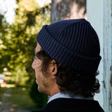 Beanie Merino Wool Navy