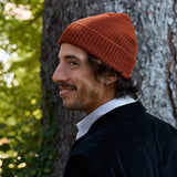 Beanie Merino Wool Rust