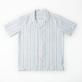 Leinenhemd Orto Tricolor Blue