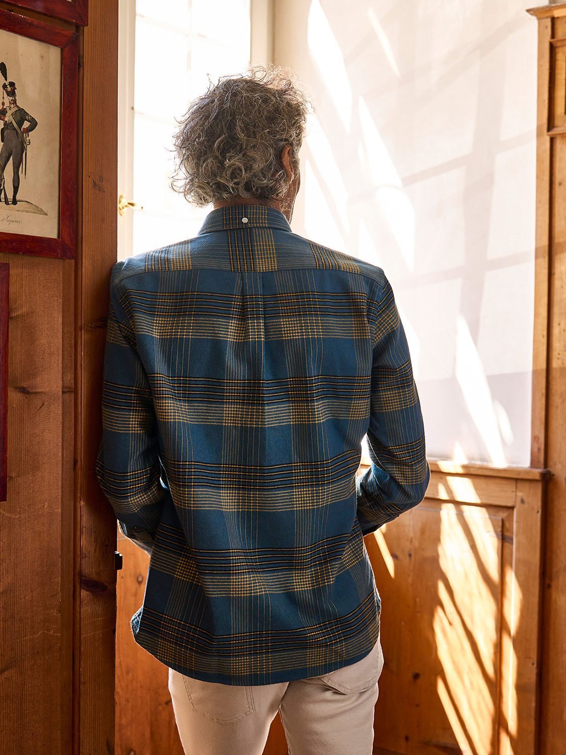 Flanellhemd Ursido Blau