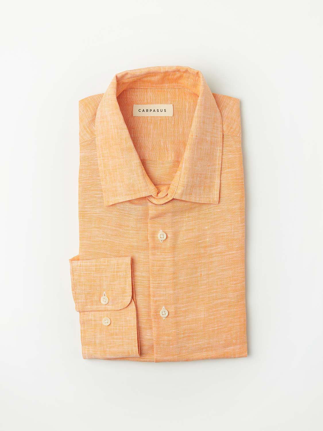 Linen Shirt Verzasca Orange