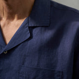Linen Shirt Maloja Navy