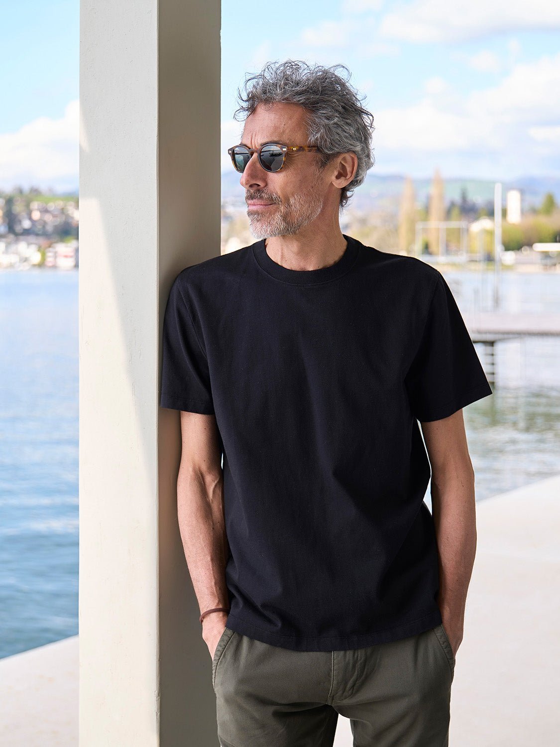 T-Shirt Biasca Schwarz