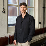 Linen Shirt Verzasca Black