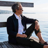 Overshirt Linen Montagnola Black