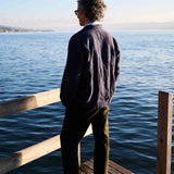 Overshirt Linen Montagnola Navy