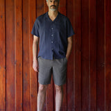 Linen Shirt Maloja Navy