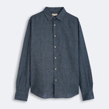 Leinenhemd Verzasca Azur