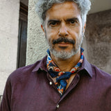 Leinenhemd Verzasca Burgundy