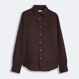 Leinenhemd Verzasca Burgundy