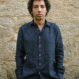 Leinenhemd Verzasca Marine