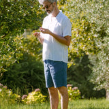 Linen Shorts Ilha Cobalt