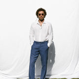Linen Trousers Ilha Cobalt