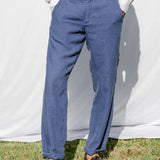 Linen Trousers Ilha Cobalt