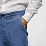 Linen Trousers Ilha Cobalt