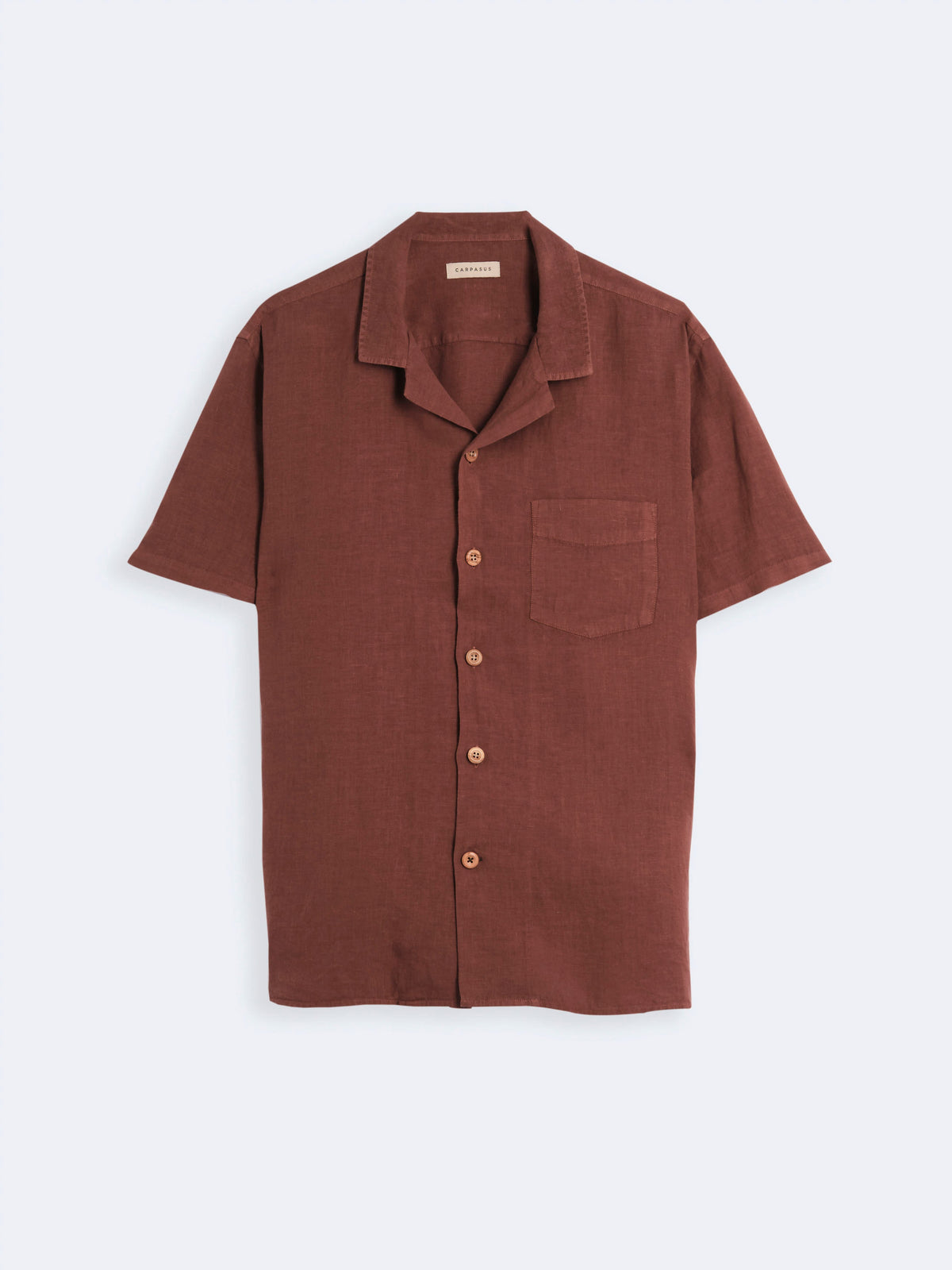 Linen Shirt Short Areia Chili