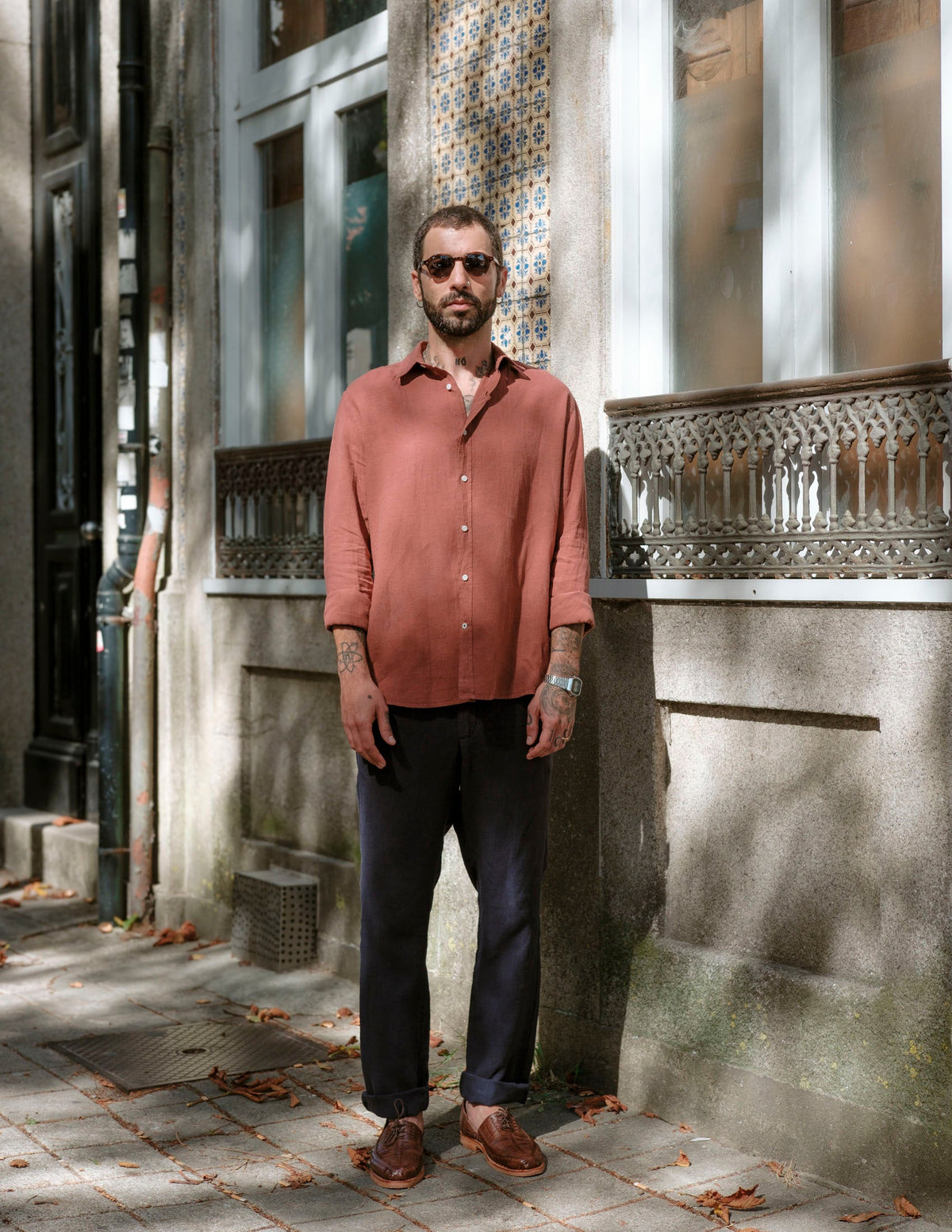 Linen Shirt Nuve Chili