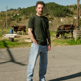 Merino T-Shirt Folha Moss
