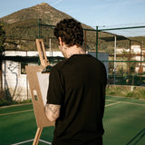 Merino T-Shirt Folha Schwarz