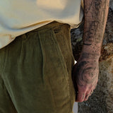 Corduroy Trousers Urso Olive
