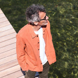 Overshirt Linen Montagnola Terracotta