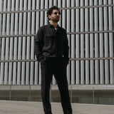 Flannel Trousers Gira Black