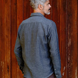 Leinenhemd Verzasca Azur